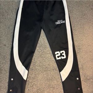 Chicago Bulls Black Track Pants